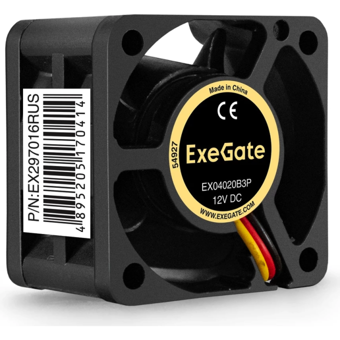 Вентилятор 12В DC EXEGATE EX04020B3P EX297016RUS