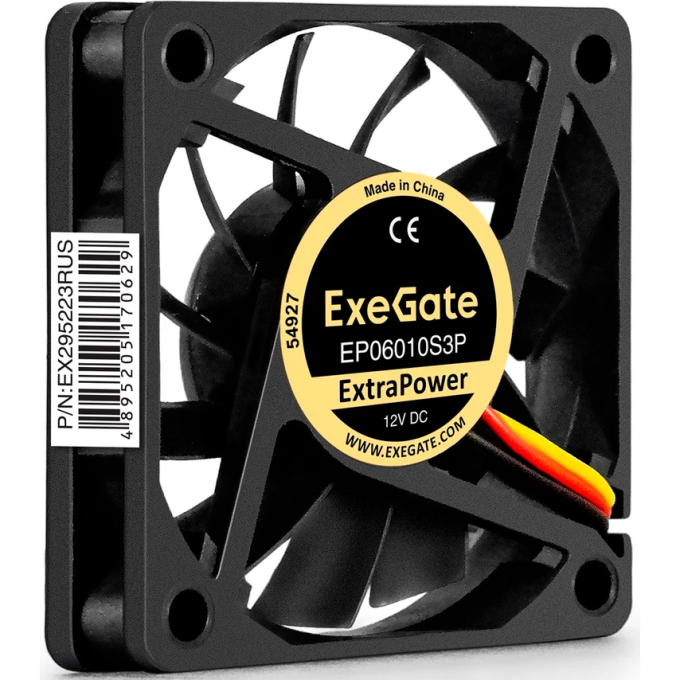 Вентилятор 12В DC EXEGATE EXTRAPOWER EP06010S3P EX295223RUS